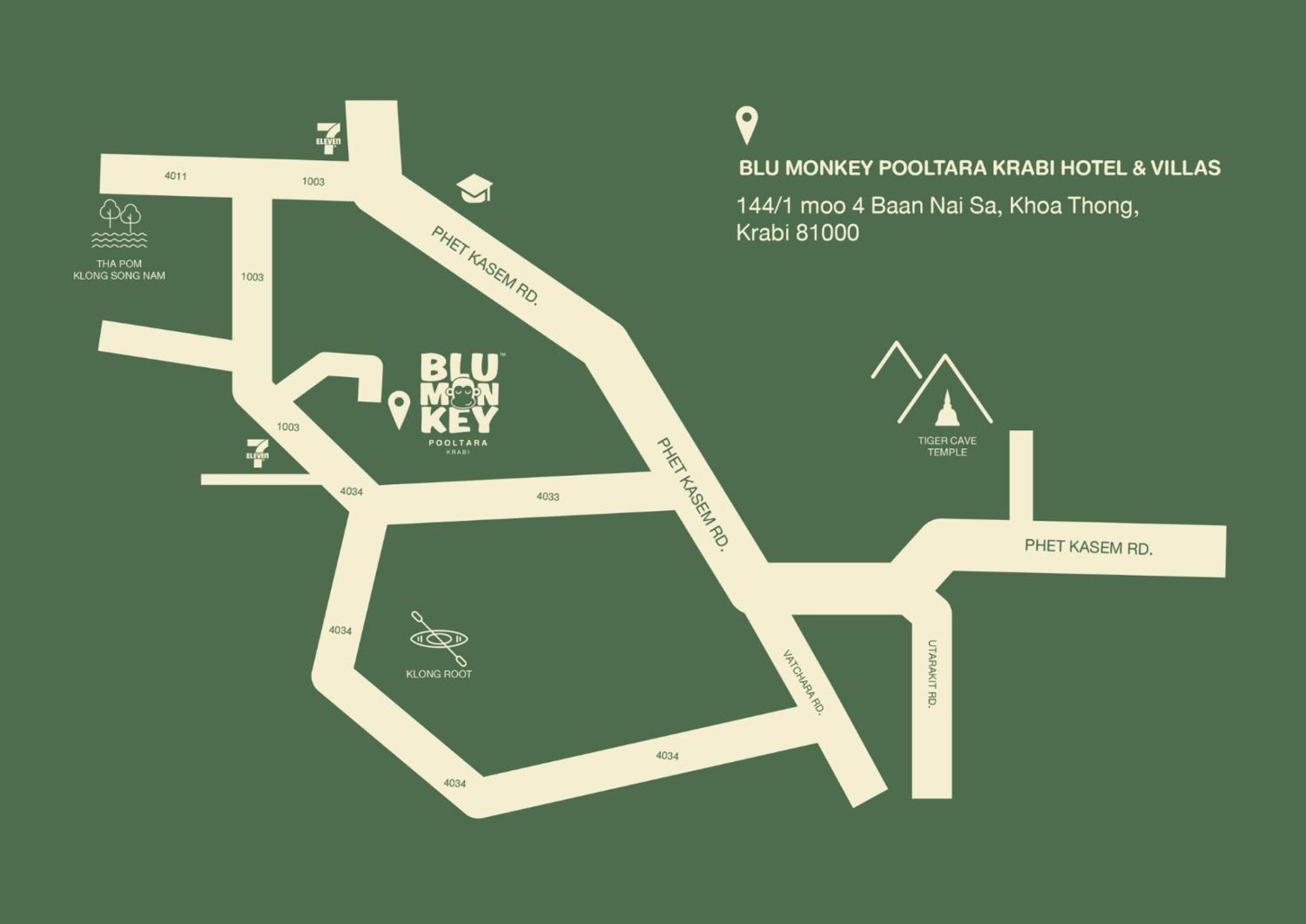 Blu Monkey Pooltara Krabi Hotel & Villas Pet Friendly מראה חיצוני תמונה